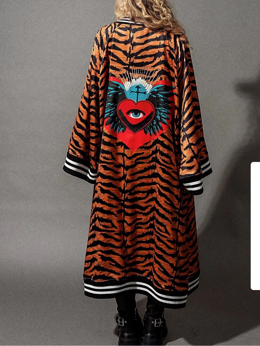 Dressed in lala Sacred Heart Kimono Bomber, S/M M/L
